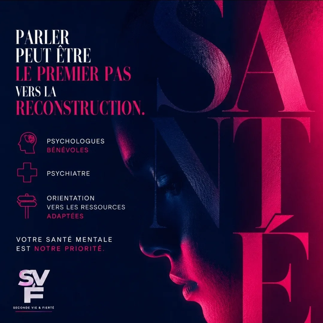 Affiche Santé : parler peut être le premier pas vers la reconstruction